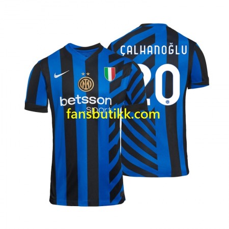Fotballdrakt Inter Milan Hakan Calhanoglu 20 Hjemmetrøye 2024-2025 Kortermet